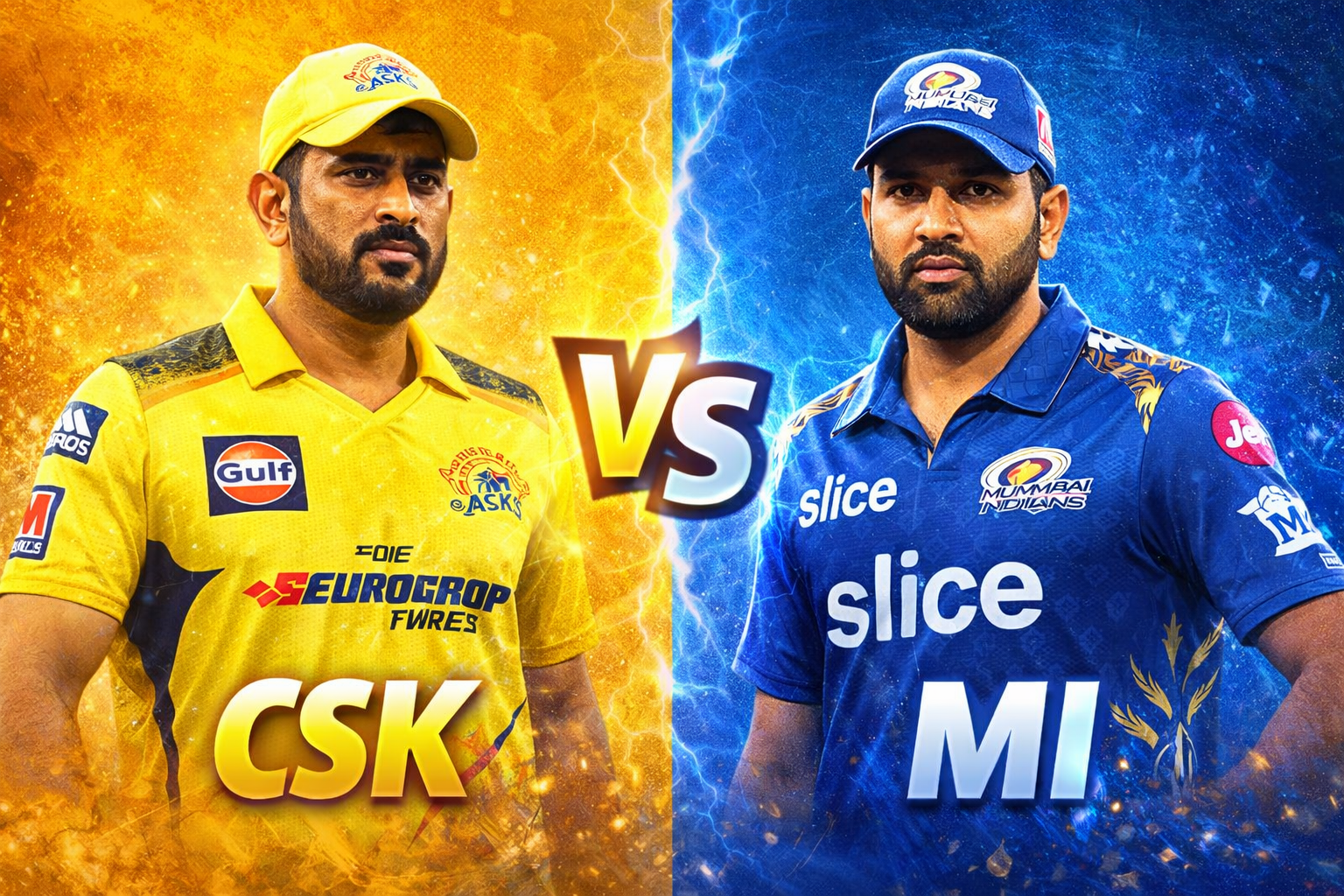 CSK vs MI: The Ultimate Fan Gear Showdown