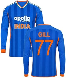 New India T20 Jersey 2026 Virat 18 Full Sleeve Tshirt Jersey for (Boys,Men,Kids)