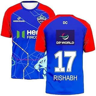 SS OFFSET DC IPL 2025 Fan Edition Jersey | Delhi Official Cricket Jersey for Men