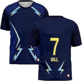 Sports India IPL Cricket Team T Shirt Jersey for (Kid's, Boy's & Mens) L777 8048