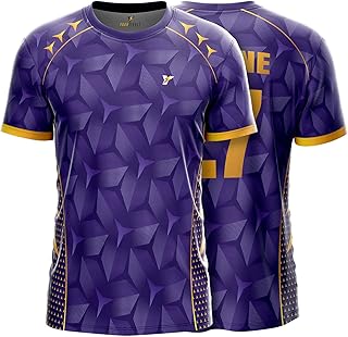 YOURJERSEY New Kolkata IPL Cricket Jersey 2025 – Personalized with Name & Number