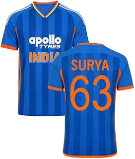India T20 Jersey 2026 Rohit Jersey for (Kids,Boys,Men)(X-Large 42,Multicolor-5)
