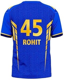 Sports India Ipl Cricket Team Loose Fit T Shirt Jersey For (Kid's, Boy's & Mens)