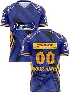 Custom India Jersey T20 New Tshirt for Men(10-11Years,Multicolor-8)