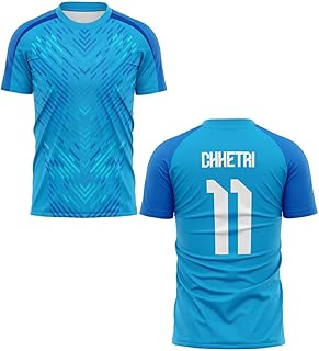 95MILES Men Polyester Sunil Chhetri Legend Jersey 11 Number National Football Je