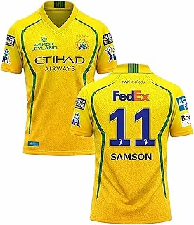 New Csk Jersey Samson 2026 for (Kids,Men&Boys)