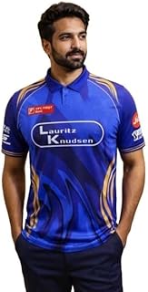 MI 2025 IPL Replica Jersey – Mumbai Indians Official Fan Edition Cricket Polo T-