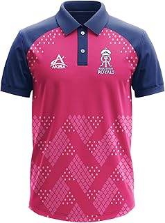 IPL Cricket Jersey 2024 (Rajasthan) (44) Pink
